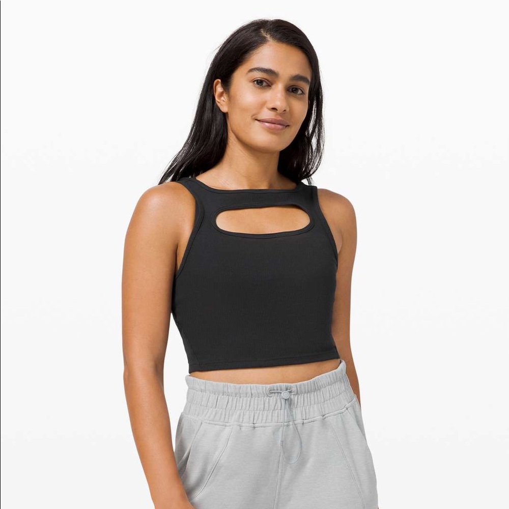 Lululemon Cut-Out Crop Tank